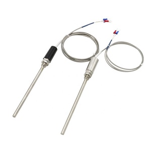 Pt100 <strong>Temperature</strong> <strong>Sensor</strong> Platinum Thermal Resistance WZP-187 Waterproof <strong>Temperature</strong> Probe K/E <strong>Two</strong>-wire Three-wire System - Product Image 3