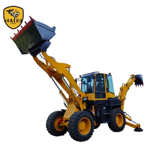 HAIJU Newest Yellow Backhoe Loader WZ40-30 Hydraulic Multi <strong>Functional</strong> Front Loader Backhoe Digger 4x4WD With Factory Price - Product Image 6