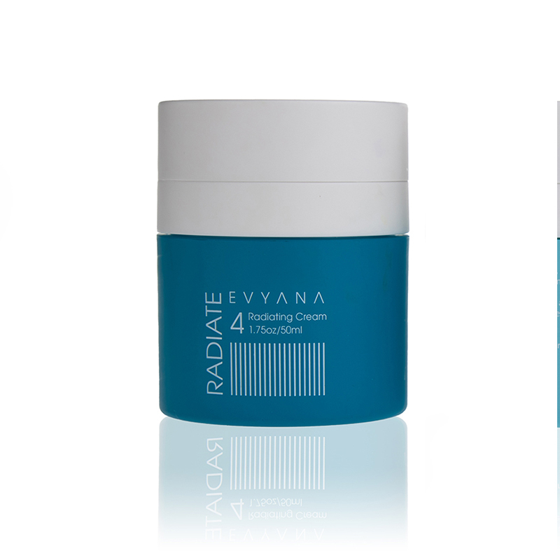 Tarro azul mate + tapa blanca mate