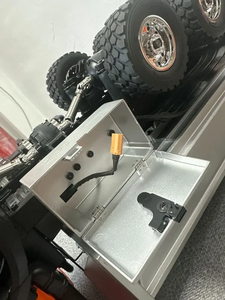 Camión volquete de aleación eléctrica de 2,4 GHz, escala 1/14, programación de 14 canales, modelo de ingeniería de camión volquete de