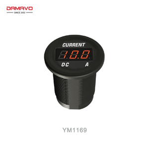 DAMAVO Custom 12V AC Car Ammeter Red Blue Display Waterproof Voltmeter and Ammeter <strong>Indicator</strong> with Stereo <strong>Function</strong> - Product Image 4