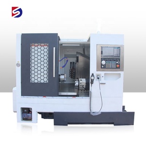 Centro de torneado de torno Cnc de TCK50DY-8, con eje Y cama inclinada de eje C, máquina de torno Cnc - Product Image 1