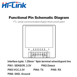 HLK-ZW0608 Semiconductor Capacitive Fingerprint <strong>Sensor</strong> <strong>Module</strong> for Smart Door Lock Access <strong>Control</strong> Security System - Product Image 2