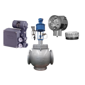 Pneumatic <strong>Control</strong> Valve With Fisher 3582/3582i Digital Valve Positioner and 4211 Positioner Transmitter Supplier in Stock - Product Image 1