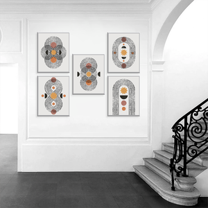 Tóm tắt thiết lập vải trang trí bức tranh trang trí vải tường nghệ thuật - Product Image 6