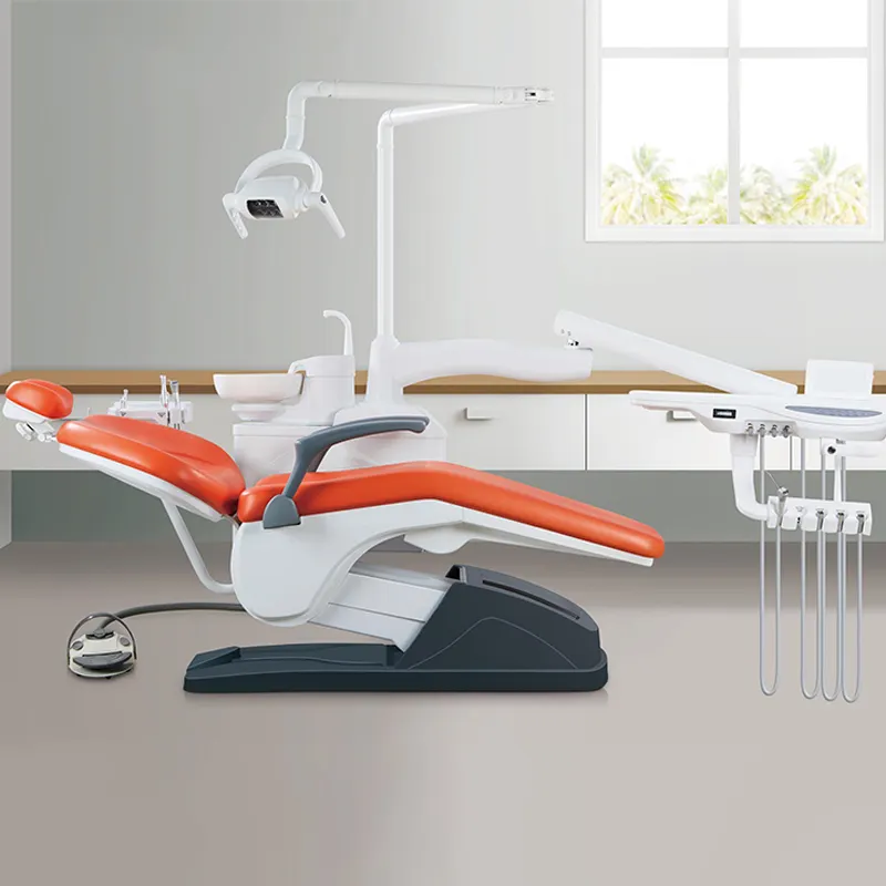 Cadeira odontológica com tampa grátis para escritório odontológico, acessório completo de cadeiras de dentista de marcas de melhor qualidade, preço mais barato