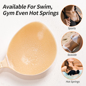 Ультратонкий силиконовый непромокаемый бюстгальтер - Product Image 4