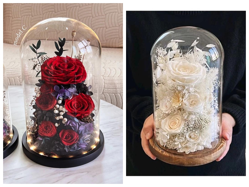 17*28cm mezclar flores