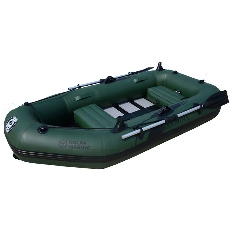 Outdoor large Size Inflatable Fishing Boat Blow Up Rowing Boat
