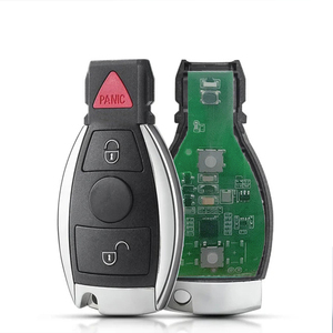 Mercedes Benz E S G CLK SLK için katlanabilir akıllı uzaktan anahtar Fob ML sınıf 2000 + 2 + 1 3 düğme kesilmemiş BGA çip FCCID IYZDC07 - Product Image 3