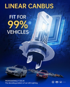 ระบบไฟหน้า LED แบบออโต้9006 H1 H4 H7อุปกรณ์เสริมยานยนต์ดีไซน์เดียวกับ9005ฮาโลเจน - Product Image 6