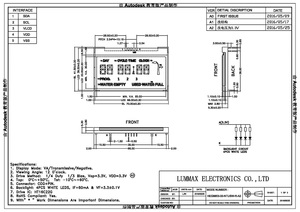 Pantalla LCD monocromática pequeña, personalizada, de baja potencia, TN STN HTN FSTN VA, pantalla LCD de segmento - Product Image 4