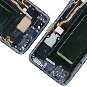 จอแอลซีดีสำหรับซัมซุง S8พลัสพร้อมกรอบ S8 + SM-G950F G955F ชิ้นส่วนหน้าจอสัมผัส