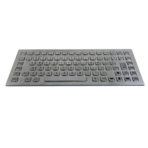 工业不锈钢面板安装金属键盘，带12个功能键，用于机器或信息亭 - Product Image 1