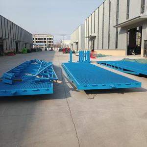 Plataforma de contenedores de 8 toneladas y 10 toneladas, nivelador de muelle de carga de puente de embarque móvil - Product Image 5