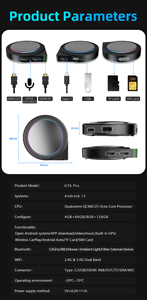 Plug and Play Universal Wireless Car Play Interface Smart <strong>Android</strong> 13.0 Multimedia Video CarPlay AI Box with <strong>HDMI</strong> <strong>Input</strong> <strong>Output</strong> - Product Image 6