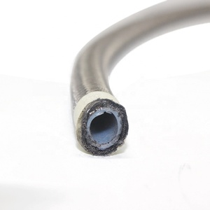 Yüksek performanslı AN4 anan8 AN10 AN12 siyah naylon Ss örgülü yarış otomotiv CPE kauçuk/Ptfe hortum E85 yağ soğutucu yakıt hattı