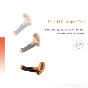 Gzlanu S5 S8 Fast Scanning Wireless Handheld 1D 2D Cmos Qr <strong>Code</strong> Scanner Portable Barcode Scanner for Supermarket Library ODM OEM