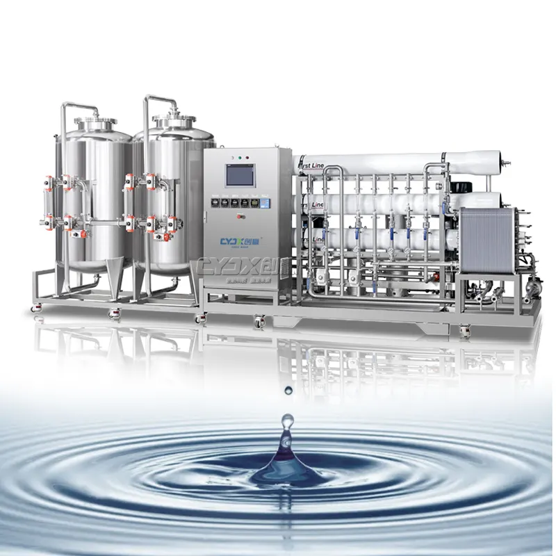 CYJX Ro 1 Tonne Umkehrosmose Gereinigte Wasser aufbereitung 1000l/h Industrielle Reinwasser maschine Direkte Trinkwasser ausrüstung