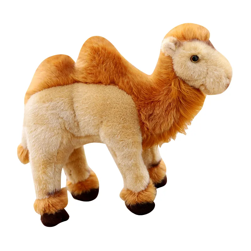 Sevimli yumuşak hayvan dolması hayvanlar peluş deve oyuncak yeşil deve peluş bebek özel hayvan chliren için