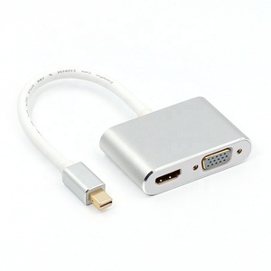 <strong>Mini</strong> <strong>DisplayPort</strong> to <strong>HDMI</strong> VGA Adapter 4K Thunderbolt 2 Adapter 2 in 1 <strong>Mini</strong> DP Converter Compatible with MacBook Laptop ThinkPad - Product Image 3