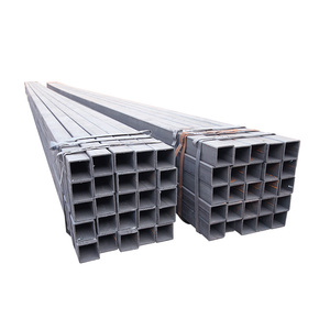 工厂矩形型材供应80x80 Erw方形钢管碳壁厚Ms镀锌方形钢管 - Product Image 1