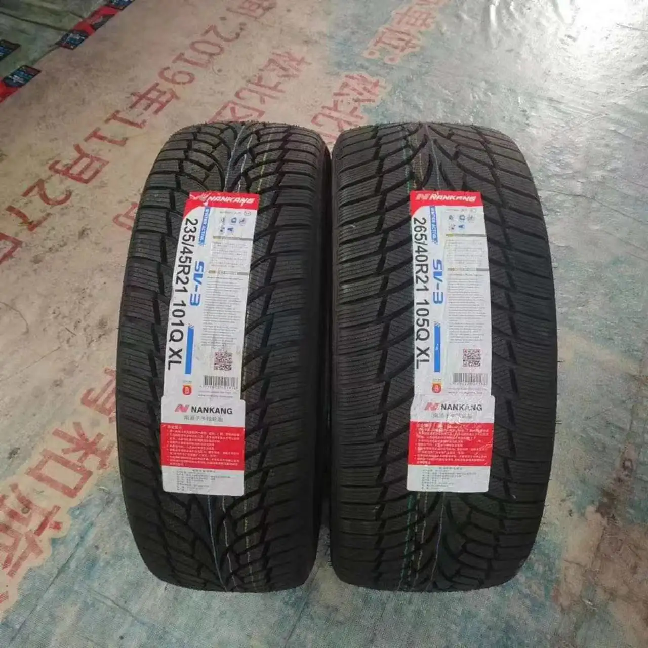 nankang brand 235/45R21 265/40R21 snow resistant tires snow tyre 2354521 2654021