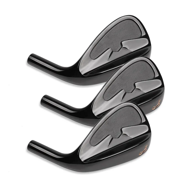 Kunden spezifischer CNC-Fräs golf keil 52 54 56 58 60-Grad-Golfkeil-Set in Schwarz