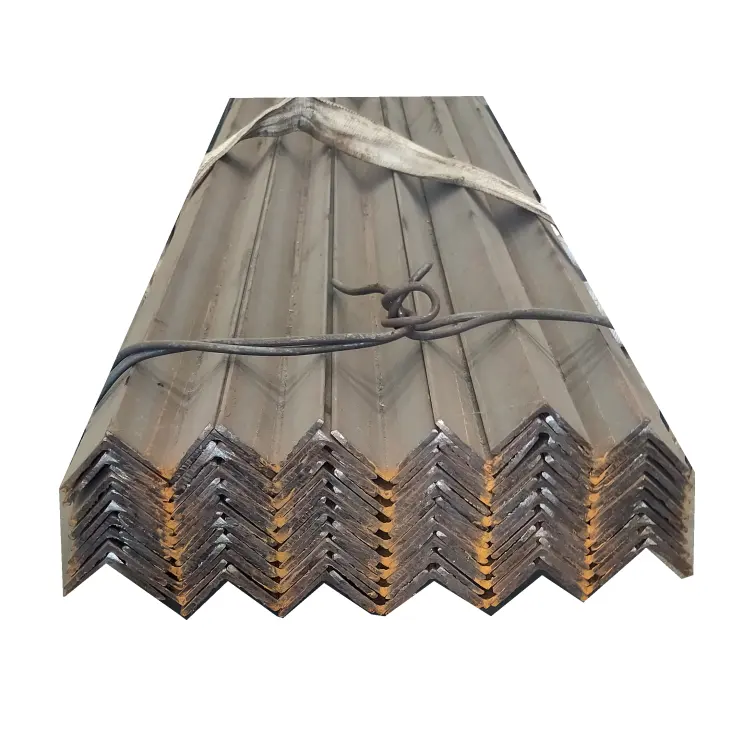 Barra de ángulo igual de acero de hierro suave con servicios de procesamiento de agujeros Punzonado de soldadura de corte