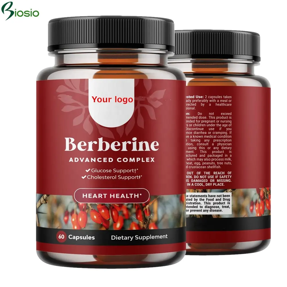 Suplemen Herbal Alami Pabrik GMP Berberine Pare Vegan Capsule untuk Mendukung Kekebalan Tubuh dan Gula Darah