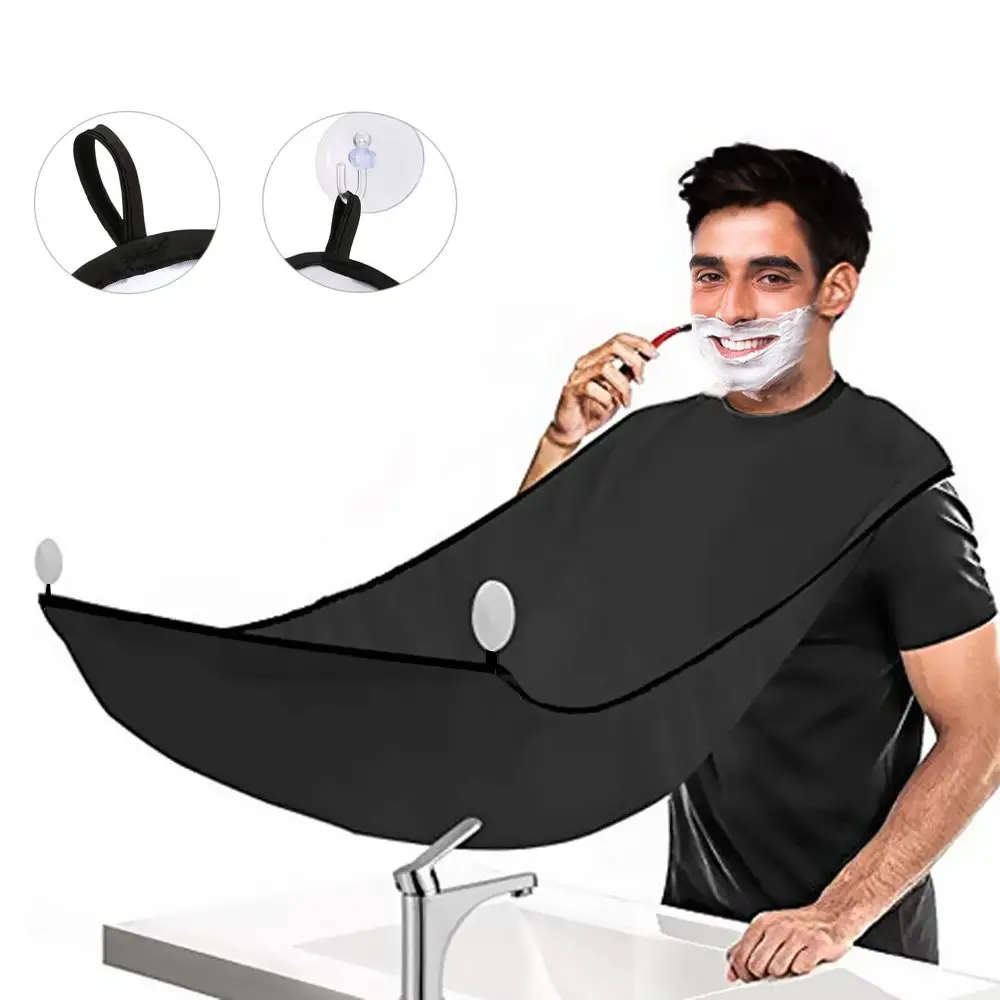 Upgrade Men Beard Shaving grembiuli Cape Beard Trimming bavaglino impermeabile