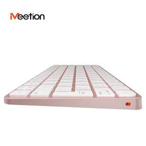 Meetion Ikey K210 Mini teclado inalámbrico Bluetooth portátil Delgado 3 multidispositivo recargable tipo C tijera USB para Mac - Product Image 5