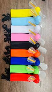 Customizable Mini Handheld LED Light up <strong>Fan</strong> <strong>Programmable</strong> <strong>Flashing</strong> <strong>Message</strong> Wind Speed Control Battery Operated Plastic Material - Product Image 6