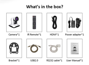 Cámara SDI Cámara NDI Sistema de videoconferencia para transmisión en vivo USB3.0 Studio Office Equipment Camera - Product Image 5