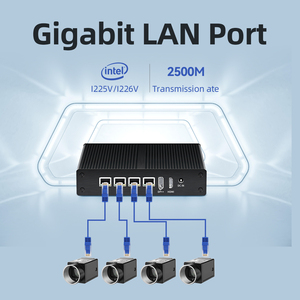 Intel N100 DDR4 MSATA 4 Ethernet Lan RS232 COM Fanless Firewall Mini PC <strong>Computer</strong> Router <strong>Network</strong> Pfsense Server - Product Image 3