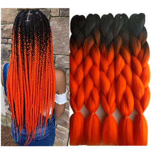 Hot Sale Wholesale Cheap Synthetic Jumbo Braiding Hair for Twist Box Locs Crochet Braids 120 Colors Available <strong>Rasta</strong> Color - Product Image 2