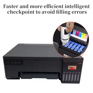 Profesyonel dijital süblimasyon yazıcı L8058 yüksek hızlı 6-renkli mürekkep sürekli fotoğraf ve Flex malzeme Ecotank L8050 yazıcı - Product Image 2