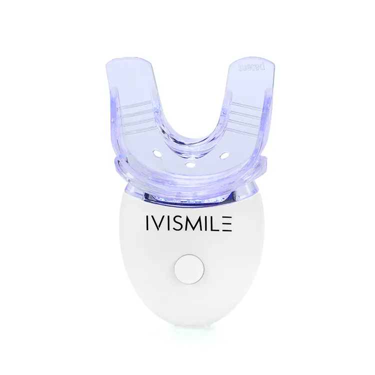 Kit de blanqueamiento dental IviSmile-Luz LED 35% Peróxido de carbamida Gel de 3ml Jeringas Gel de remineralización y bandeja