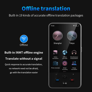 Tragbarer Smart Language Voice Translator Großer TFT-Bildschirm Online 138 Sprachen 18 Offline-Unterstützung GPT-Aufnahme Android WiFi F1 - Product Image 5