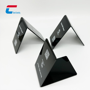 Anpassung geändert QR-Code Acryl NFC gefaltete Tischst änder Menü Tag für Restaurant - Product Image 6