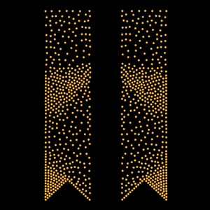 Wonbling Bling Cheer Bow Rhinestone isı transferleri tasarımlar Strass kristal demir on şerit Rhinestones transferi motifleri Cheer için yay - Product Image 3