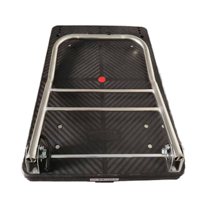 Умная 4-колесная электрическая сельскохозяйственная тачка со съемной платформой и стальной сеткой - Product Image 3