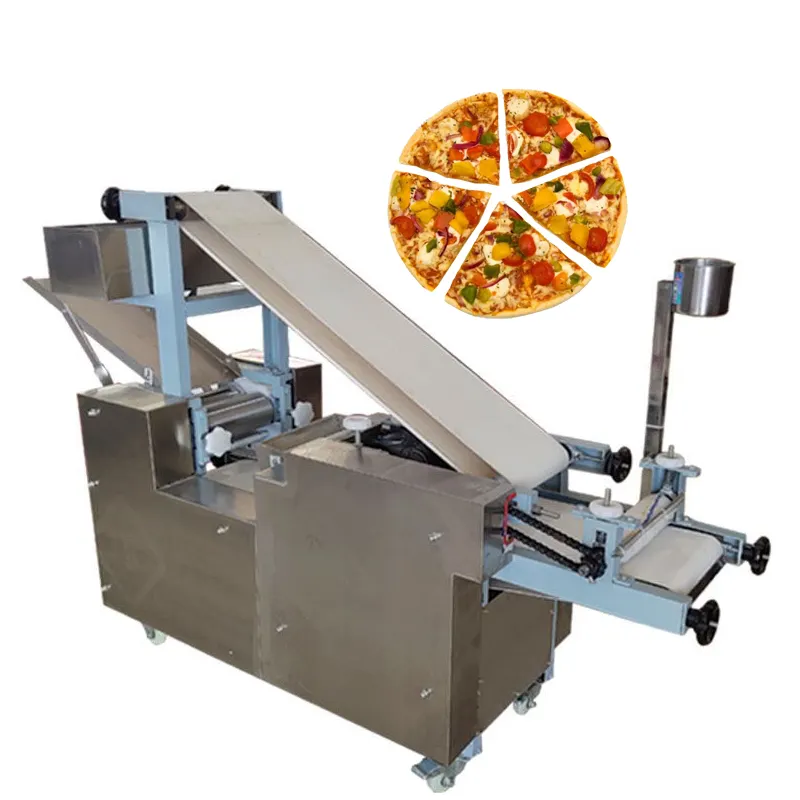 Folha de pastelaria totalmente automática, máquina para fazer massa de pizza capati puff e samosa