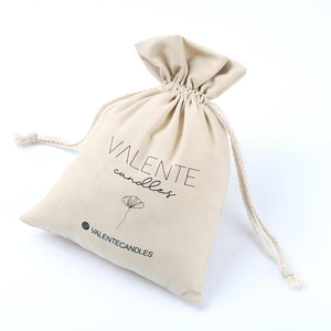 Reusable Custom Logo Printed Cloth Swimwear Packaging Dust Bag Drawstring Cotton Muslin Dust Gift <strong>Pouch</strong> - Product Image 2