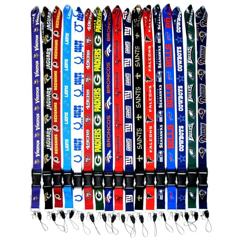 Großartiger stoff qualität hübsche farben ausweiskartenaufsteller lanyard