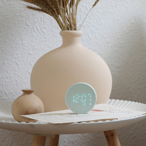 Semplice controllo vocale tocca vibrazione sveglia schermo luminoso timer cuore sveglia circolare - Product Image 5