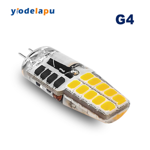 ちらつきのないウォームホワイトG4電球COBAC DC 12V G4LED照明は、スポットライトシャンデリア照明のハロゲン電球を置き換えます - Product Image 2