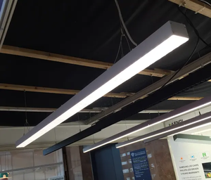 2023แขวนแผงเชิงเส้นนำโคมไฟเพดาน40W 50W สำนักงานแสงเชิงเส้น - Product Image 3