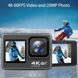 户外运动视频Camara 2.0触摸液晶EIS双屏遥控WiFi防水极限4K 60FPS 24MP行动相机