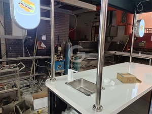 Xe đẩy kem tươi tùy chỉnh, xe bán kem lưu động, xe đẩy bán thức ăn di động có ô che - Product Image 6